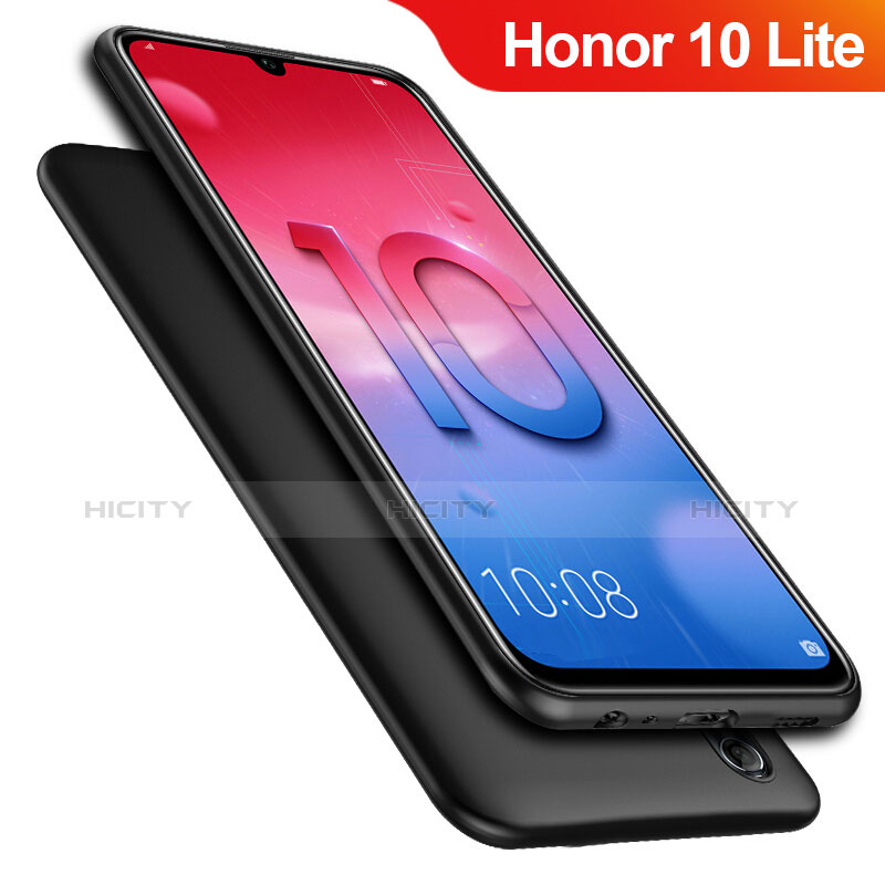Funda Silicona Ultrafina Goma S03 para Huawei Honor 10 Lite Negro