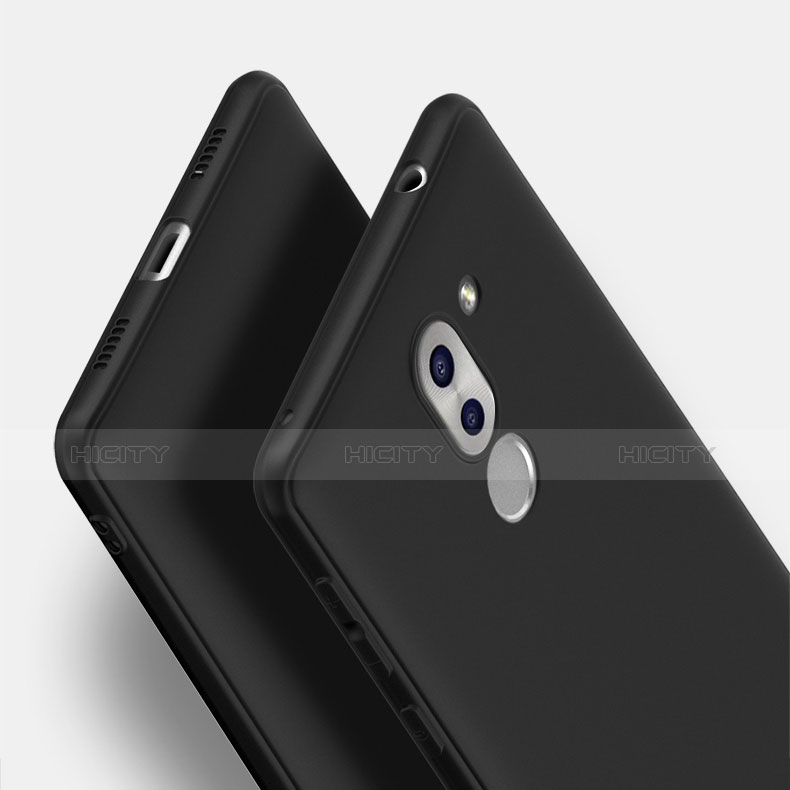 Funda Silicona Ultrafina Goma S03 para Huawei Honor 6X Pro Negro