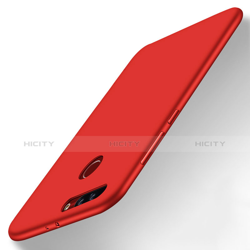 Funda Silicona Ultrafina Goma S03 para Huawei Honor V9 Rojo