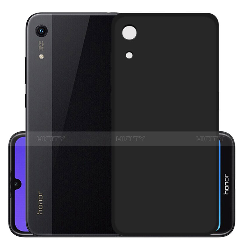 Funda Silicona Ultrafina Goma S03 para Huawei Y6 Prime (2019) Negro