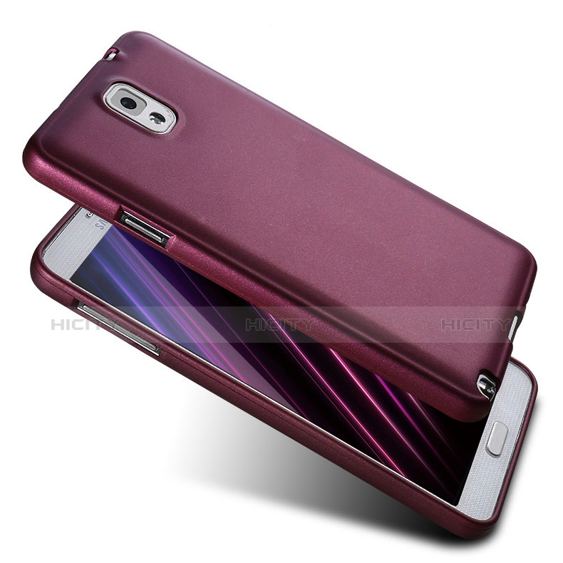 Funda Silicona Ultrafina Goma S03 para Samsung Galaxy Note 3 N9000 Morado