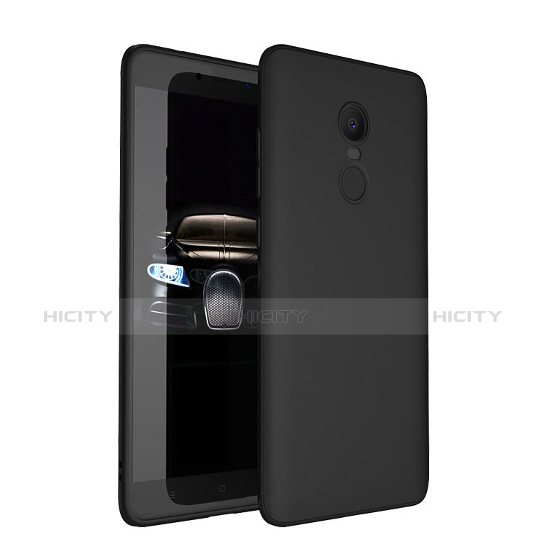 Funda Silicona Ultrafina Goma S03 para Xiaomi Redmi Note 4 Negro