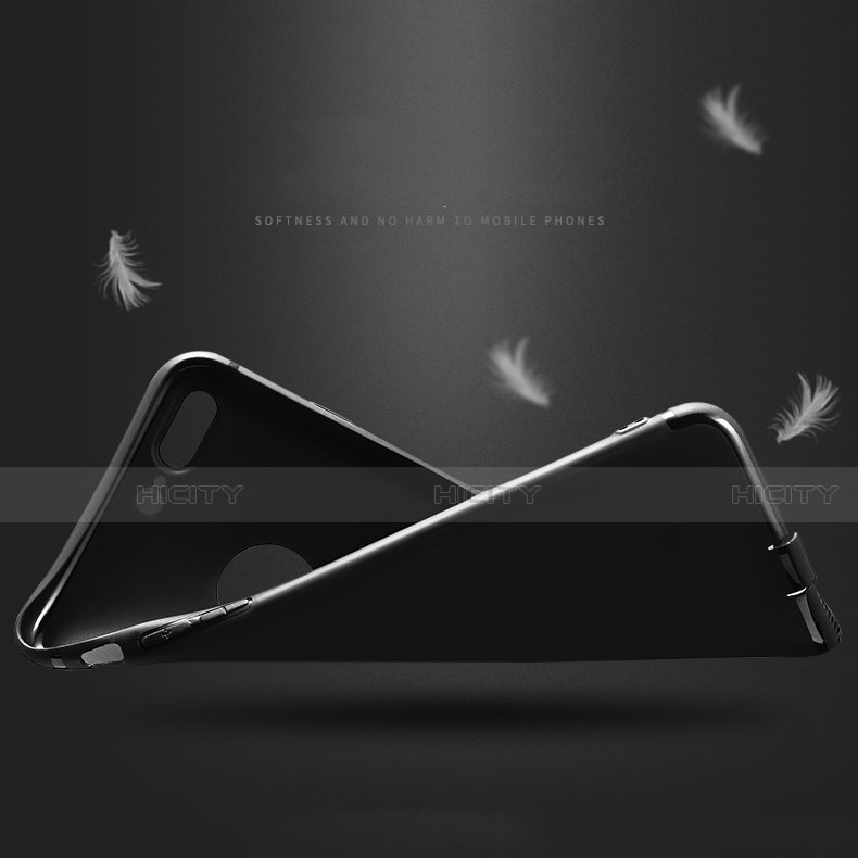 Funda Silicona Ultrafina Goma S04 para Apple iPhone SE (2020) Negro
