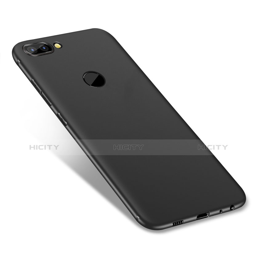 Funda Silicona Ultrafina Goma S04 para Huawei Enjoy 7S Negro