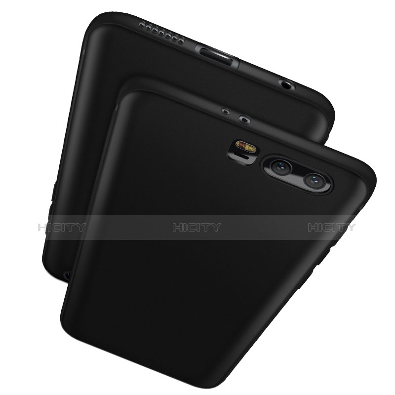 Funda Silicona Ultrafina Goma S04 para Huawei Honor 9 Negro