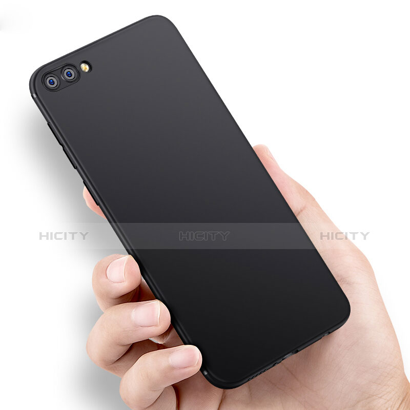 Funda Silicona Ultrafina Goma S04 para Huawei Honor View 10 Negro