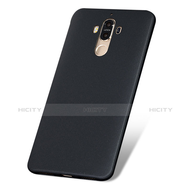 Funda Silicona Ultrafina Goma S04 para Huawei Mate 9 Negro