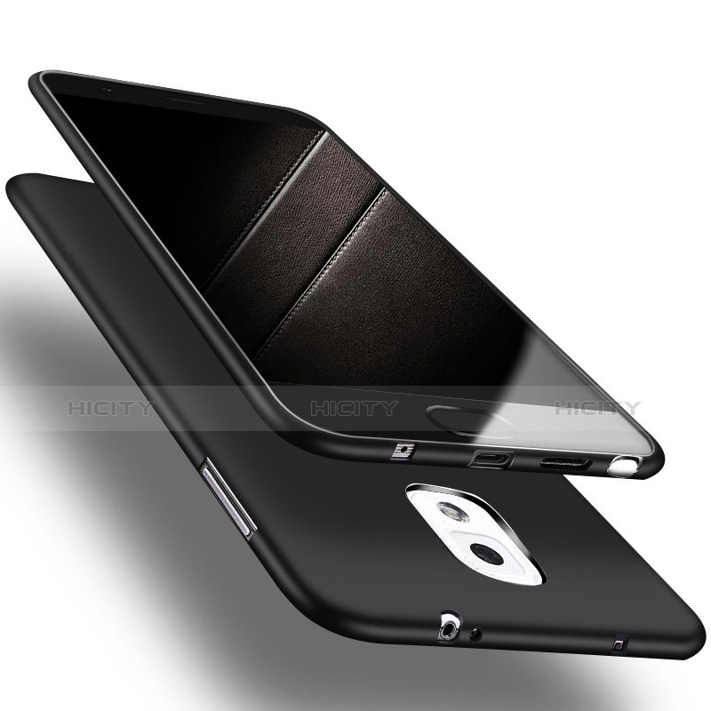 Funda Silicona Ultrafina Goma S04 para Samsung Galaxy Note 3 N9000 Negro