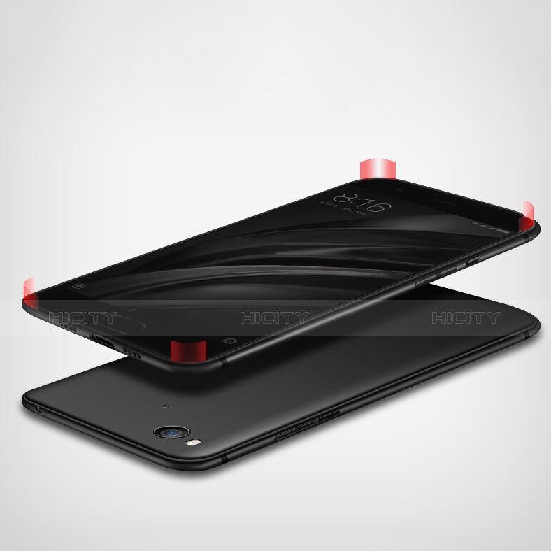 Funda Silicona Ultrafina Goma S04 para Xiaomi Mi 5S 4G Negro