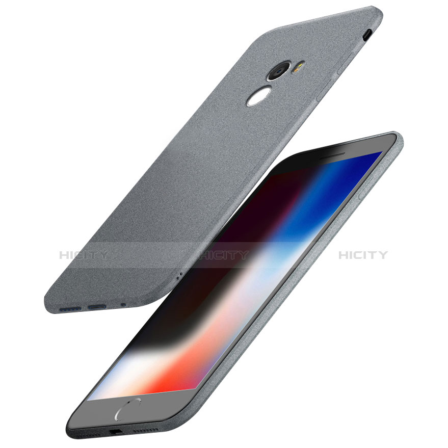 Funda Silicona Ultrafina Goma S04 para Xiaomi Mi Mix 2 Gris