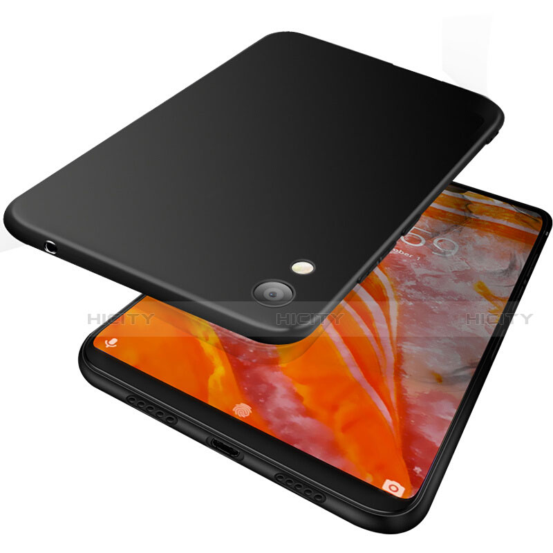 Funda Silicona Ultrafina Goma S05 para Huawei Y6 (2019) Negro