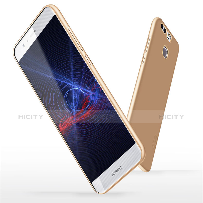 Funda Silicona Ultrafina Goma S06 para Huawei P9 Oro