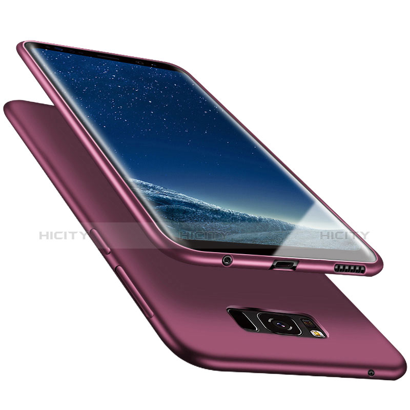 Funda Silicona Ultrafina Goma S06 para Samsung Galaxy S8 Morado