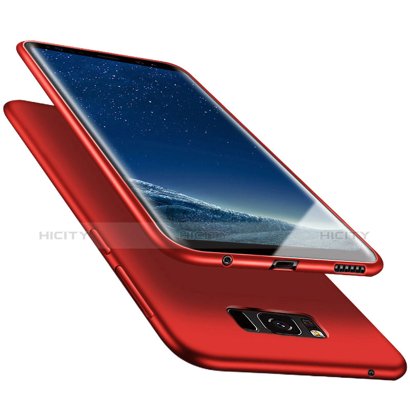 Funda Silicona Ultrafina Goma S06 para Samsung Galaxy S8 Rojo