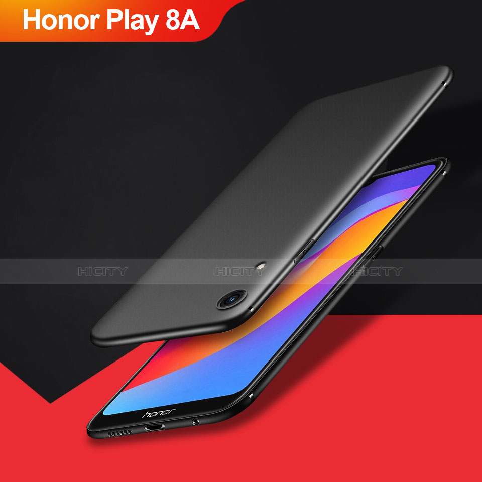 Funda Silicona Ultrafina Goma S07 para Huawei Honor Play 8A Negro