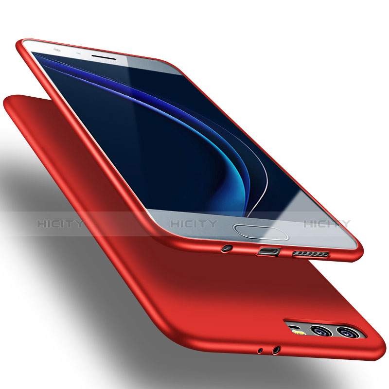 Funda Silicona Ultrafina Goma S08 para Huawei Honor 9 Rojo