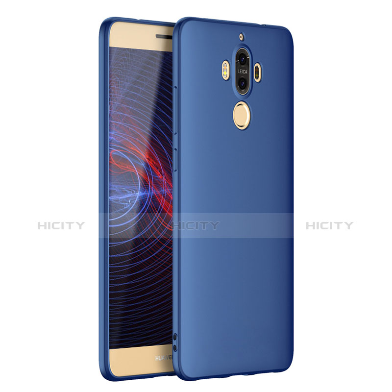 Funda Silicona Ultrafina Goma S08 para Huawei Mate 9 Azul