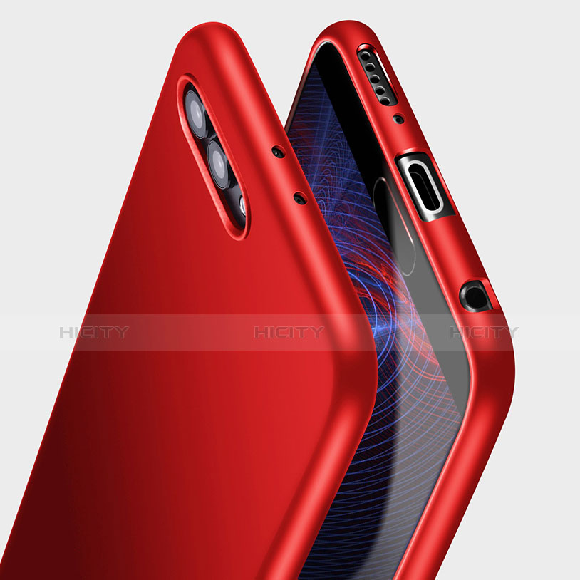 Funda Silicona Ultrafina Goma S09 para Huawei Honor V10 Rojo