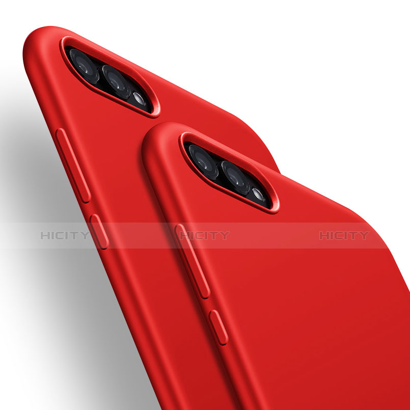 Funda Silicona Ultrafina Goma S09 para Huawei Honor V10 Rojo