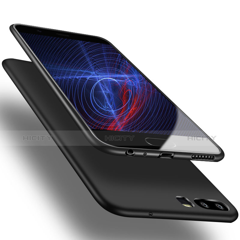 Funda Silicona Ultrafina Goma S10 para Huawei P10 Negro