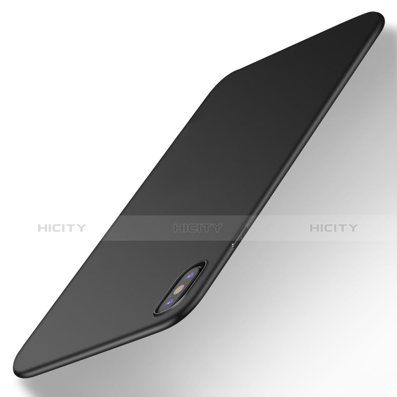 Funda Silicona Ultrafina Goma S14 para Apple iPhone Xs Negro