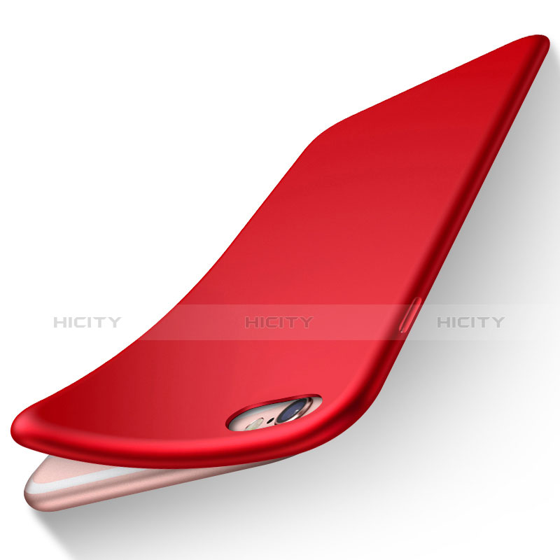 Funda Silicona Ultrafina Goma U10 para Apple iPhone 6S Rojo