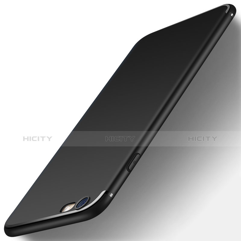 Funda Silicona Ultrafina Goma U11 para Apple iPhone 6 Negro