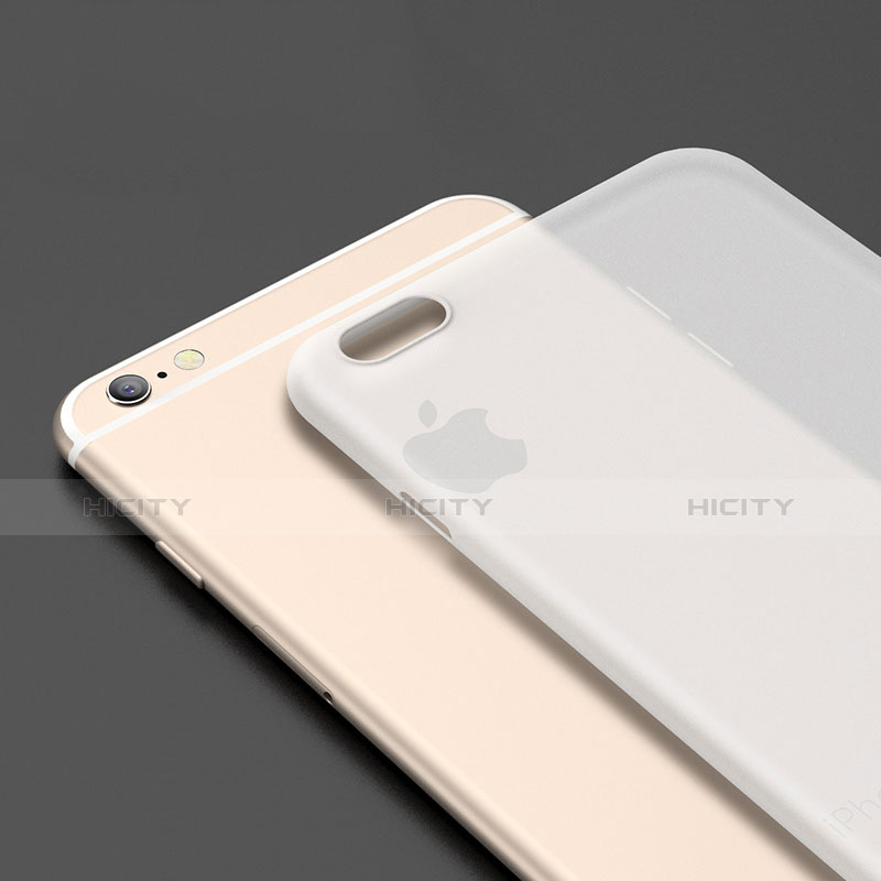 Funda Silicona Ultrafina Goma U15 para Apple iPhone 6S Blanco