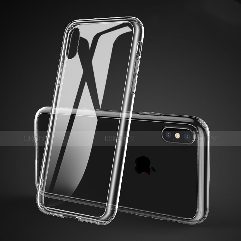 Funda Silicona Ultrafina Transparente C21 para Apple iPhone X Claro
