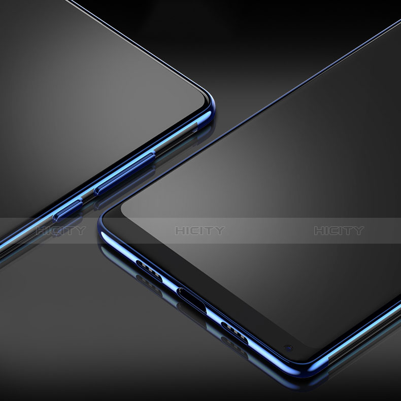 Funda Silicona Ultrafina Transparente con Anillo de dedo Soporte para Xiaomi Mi Mix Evo Azul