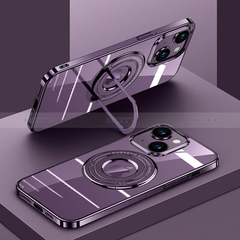 Funda Silicona Ultrafina Transparente con Mag-Safe Magnetic AC1 para Apple iPhone 13