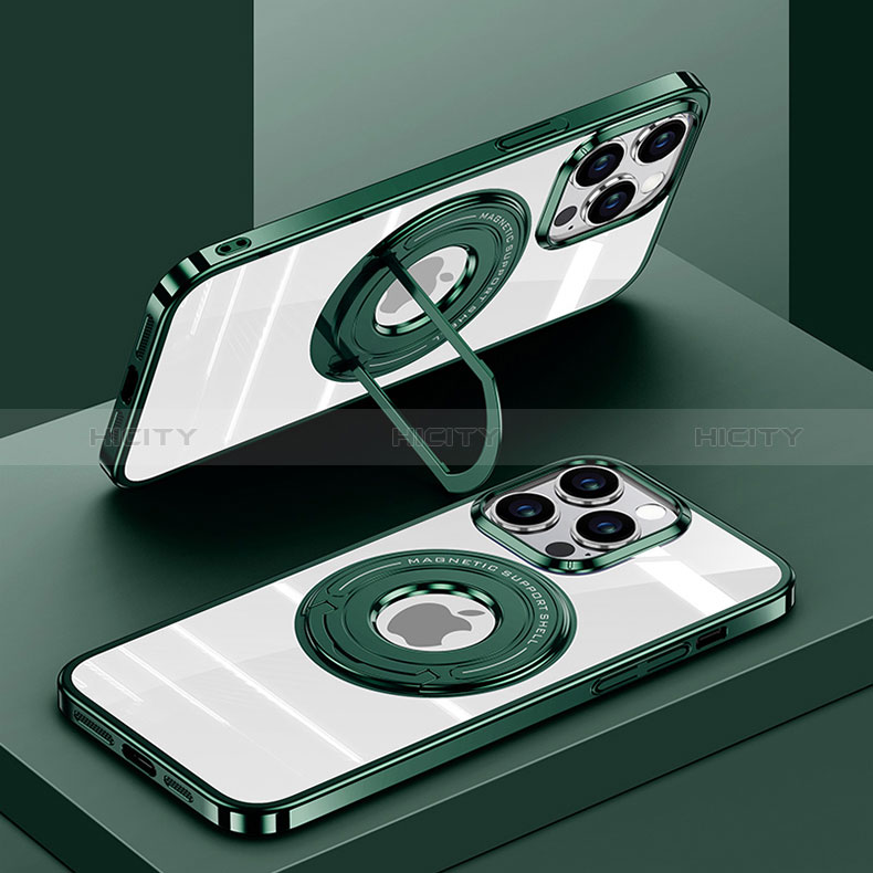 Funda Silicona Ultrafina Transparente con Mag-Safe Magnetic AC1 para Apple iPhone 13 Pro Max