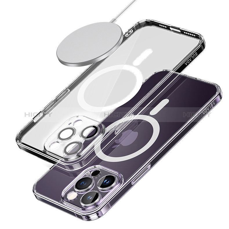 Funda Silicona Ultrafina Transparente con Mag-Safe Magnetic LD1 para Apple iPhone 13