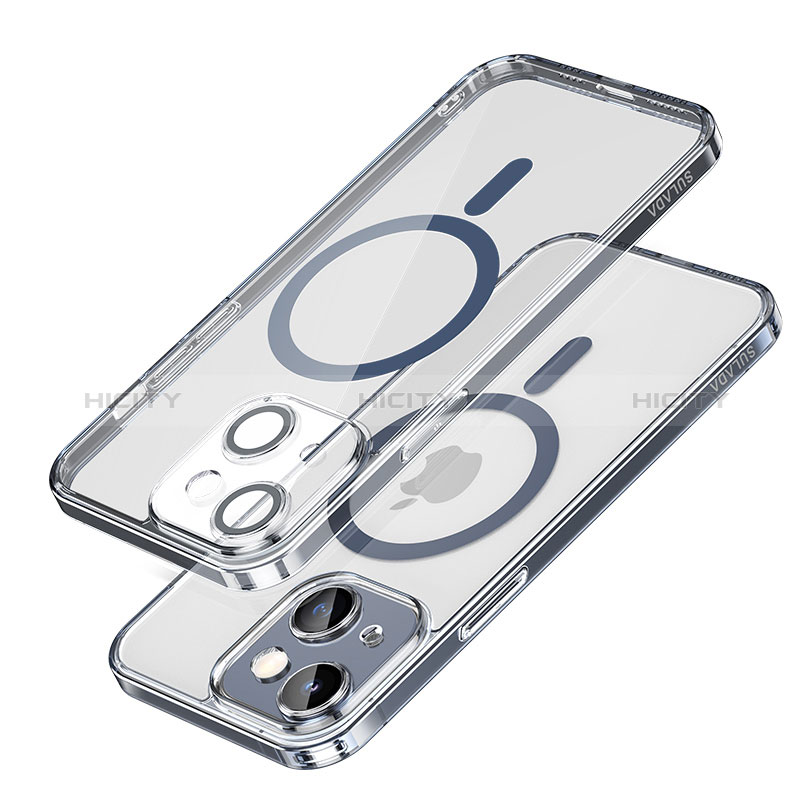 Funda Silicona Ultrafina Transparente con Mag-Safe Magnetic LD1 para Apple iPhone 14 Plus