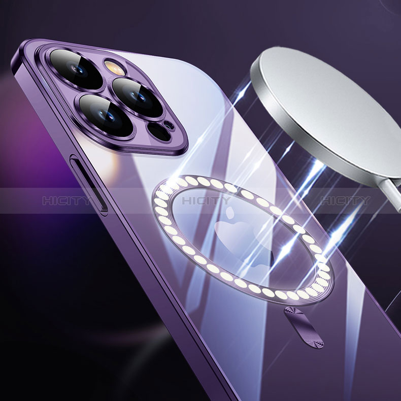 Funda Silicona Ultrafina Transparente con Mag-Safe Magnetic LD2 para Apple iPhone 13 Pro Max