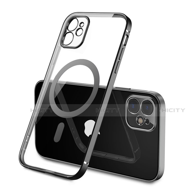 Funda Silicona Ultrafina Transparente con Mag-Safe Magnetic M01 para Apple iPhone 12 Mini