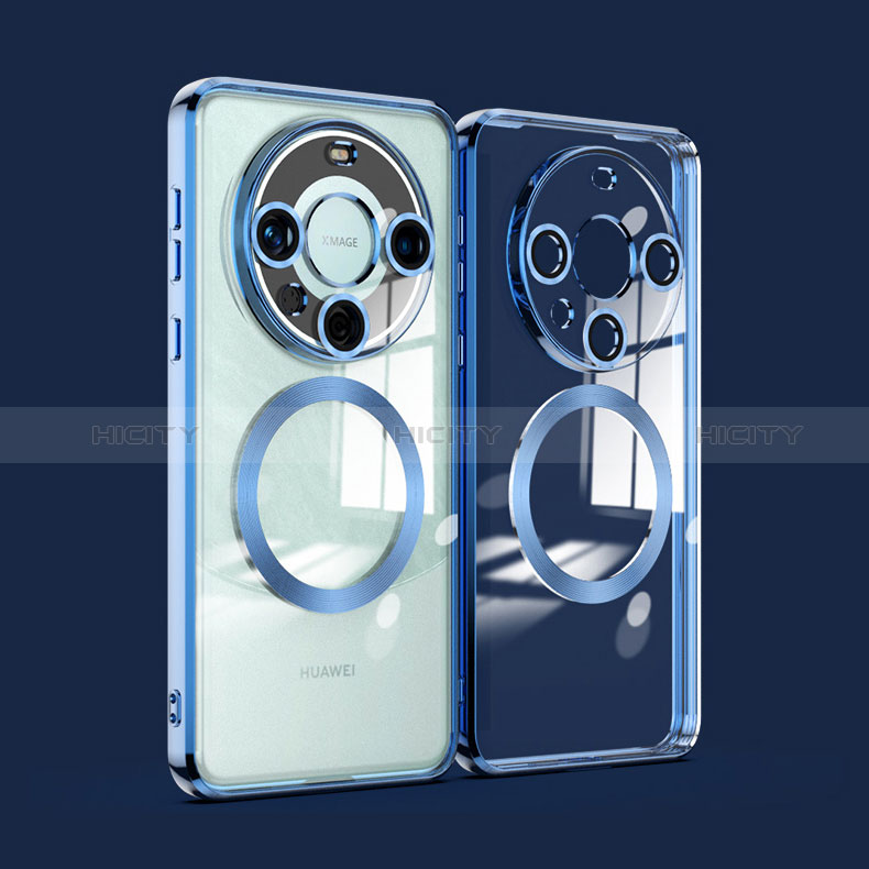 Funda Silicona Ultrafina Transparente con Mag-Safe Magnetic P01 para Huawei Mate 60