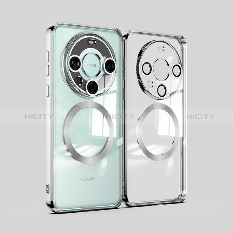 Funda Silicona Ultrafina Transparente con Mag-Safe Magnetic P01 para Huawei Mate 60