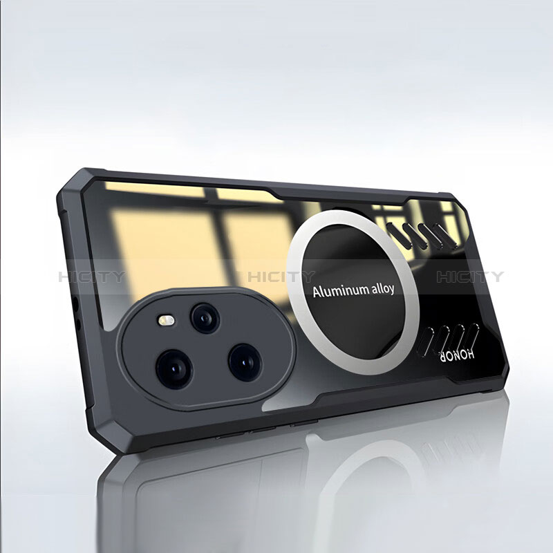 Funda Silicona Ultrafina Transparente con Mag-Safe Magnetic P02 para Huawei Honor 100 Pro 5G