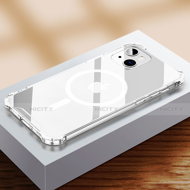 Funda Silicona Ultrafina Transparente con Mag-Safe Magnetic para Apple iPhone 13 Claro