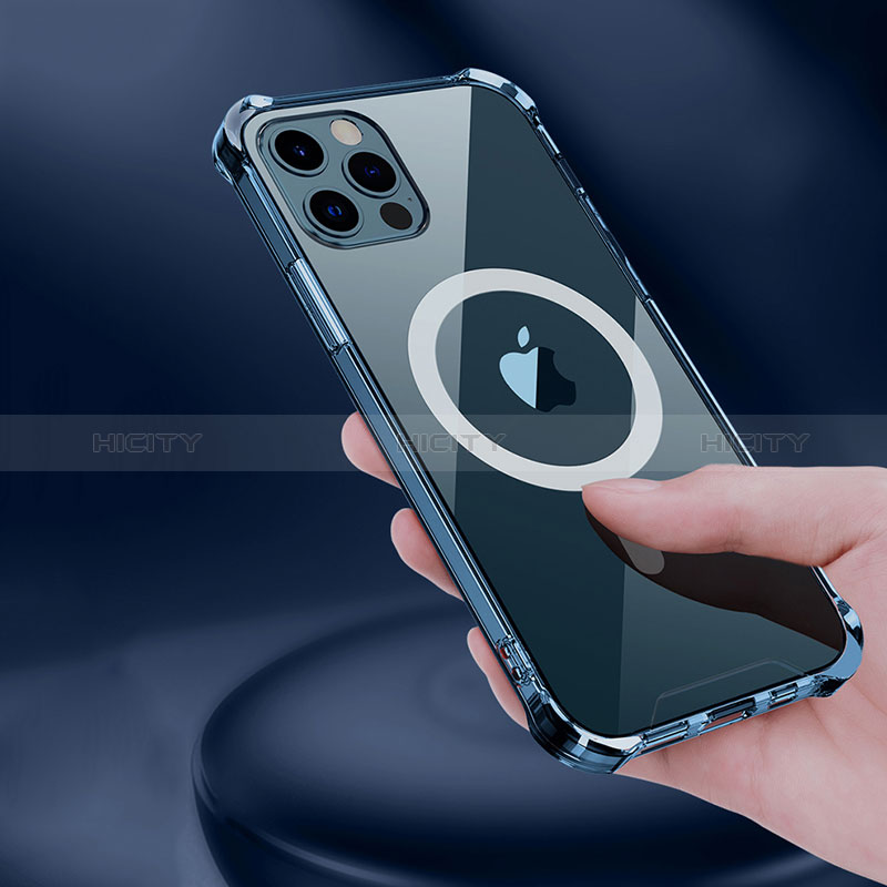 Funda Silicona Ultrafina Transparente con Mag-Safe Magnetic para Apple iPhone 14 Pro Max Claro