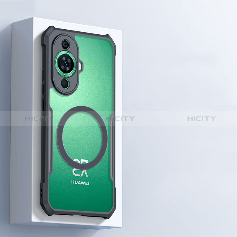 Funda Silicona Ultrafina Transparente con Mag-Safe Magnetic para Huawei Nova 11 Pro Negro