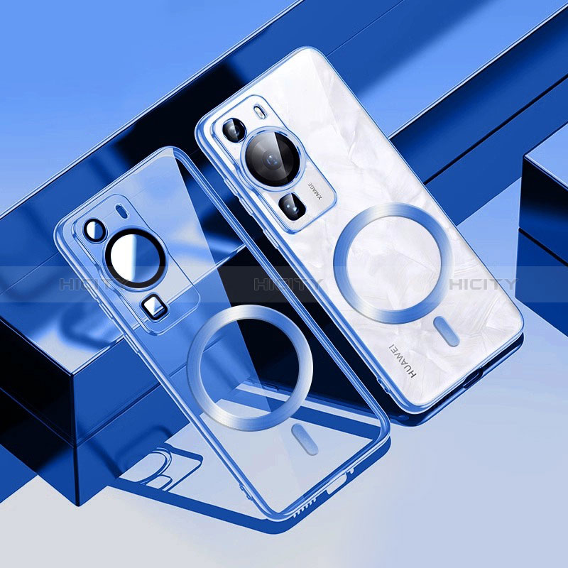 Funda Silicona Ultrafina Transparente con Mag-Safe Magnetic S01 para Huawei P60
