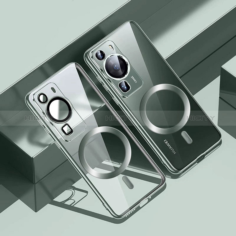 Funda Silicona Ultrafina Transparente con Mag-Safe Magnetic S01 para Huawei P60 Pro