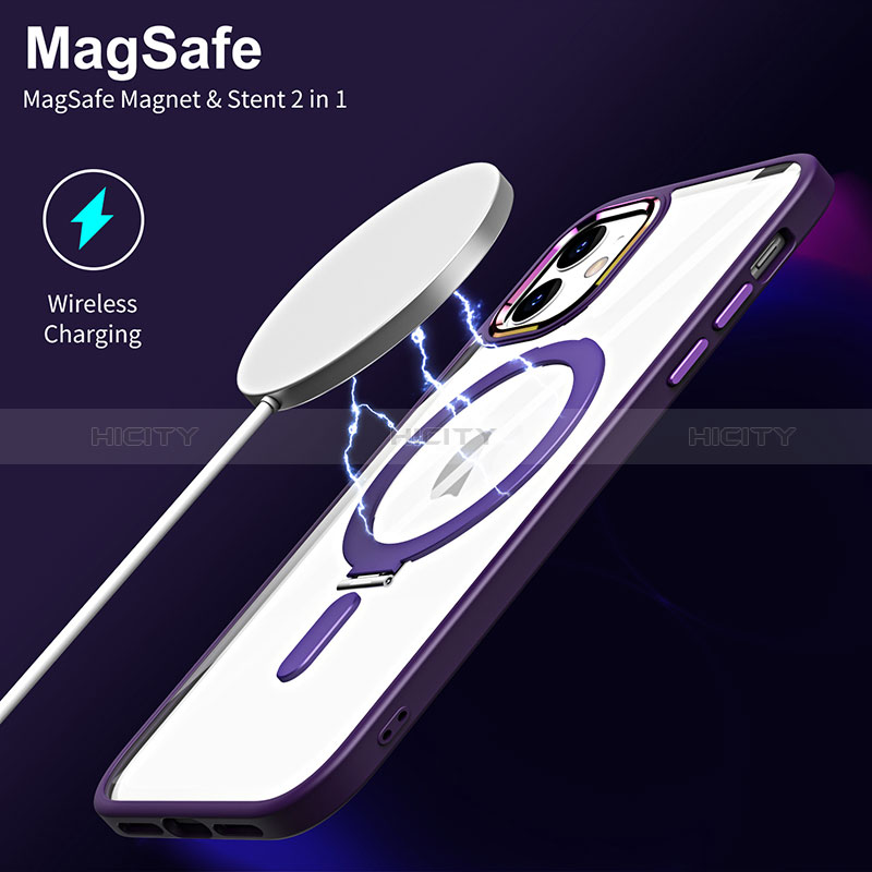 Funda Silicona Ultrafina Transparente con Mag-Safe Magnetic SD1 para Apple iPhone 11