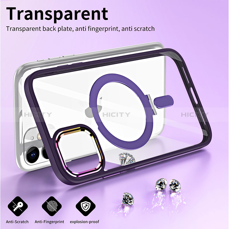 Funda Silicona Ultrafina Transparente con Mag-Safe Magnetic SD1 para Apple iPhone 11