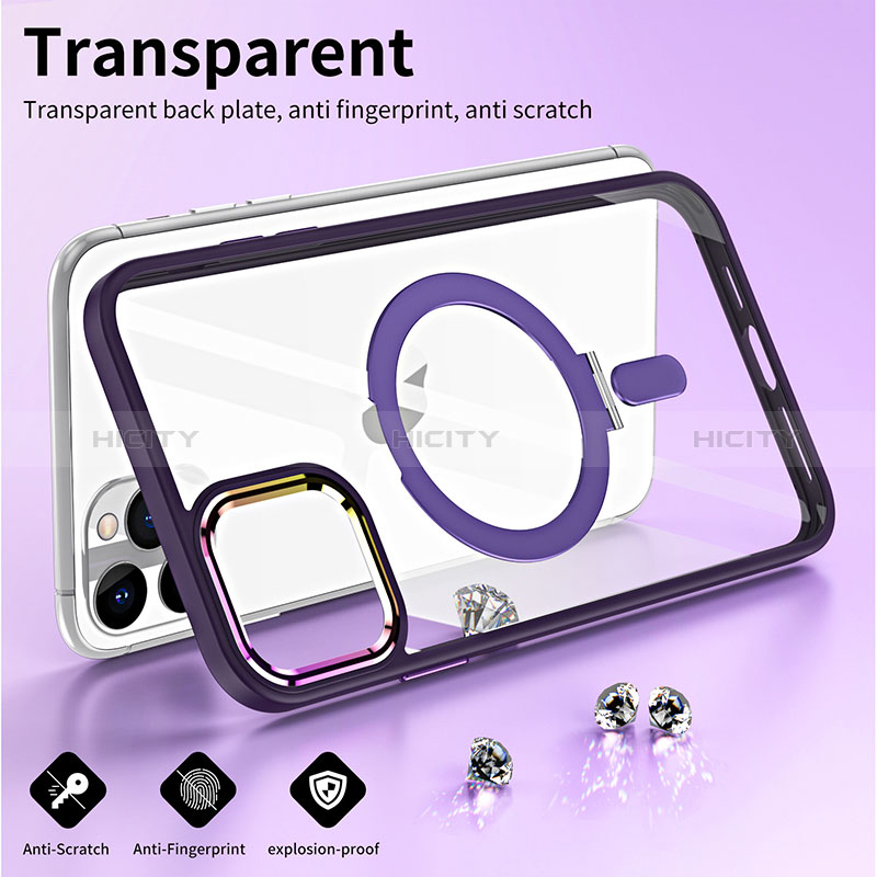 Funda Silicona Ultrafina Transparente con Mag-Safe Magnetic SD1 para Apple iPhone 11 Pro Max