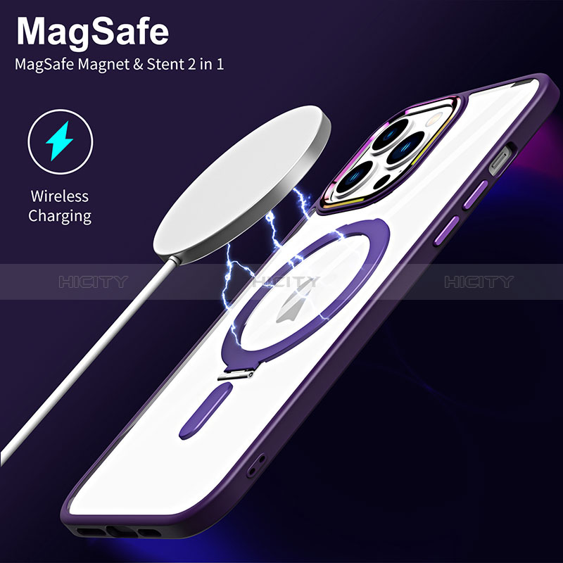 Funda Silicona Ultrafina Transparente con Mag-Safe Magnetic SD1 para Apple iPhone 13 Pro