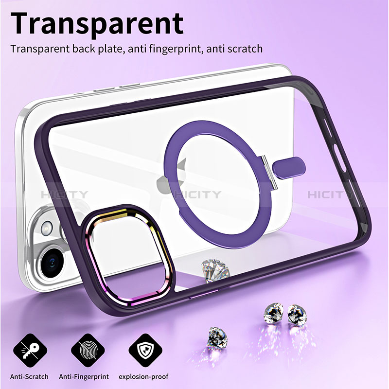 Funda Silicona Ultrafina Transparente con Mag-Safe Magnetic SD1 para Apple iPhone 14