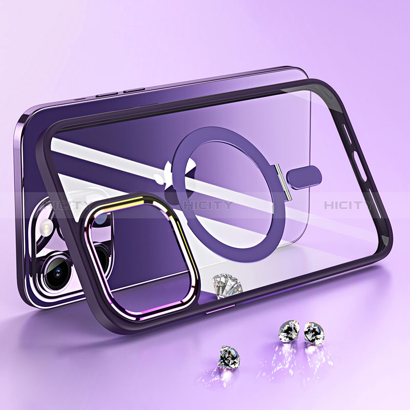 Funda Silicona Ultrafina Transparente con Mag-Safe Magnetic SD1 para Apple iPhone 14 Pro